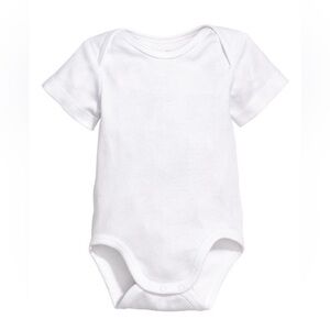 White baby onesie 4-6 months
